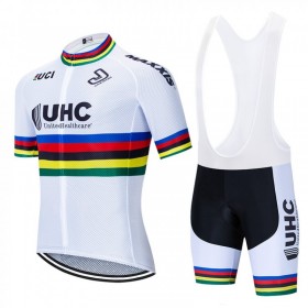 Completo Maglia + Pantaloncino con bretelle 2020 UHC Campionati del mondo UCI N001